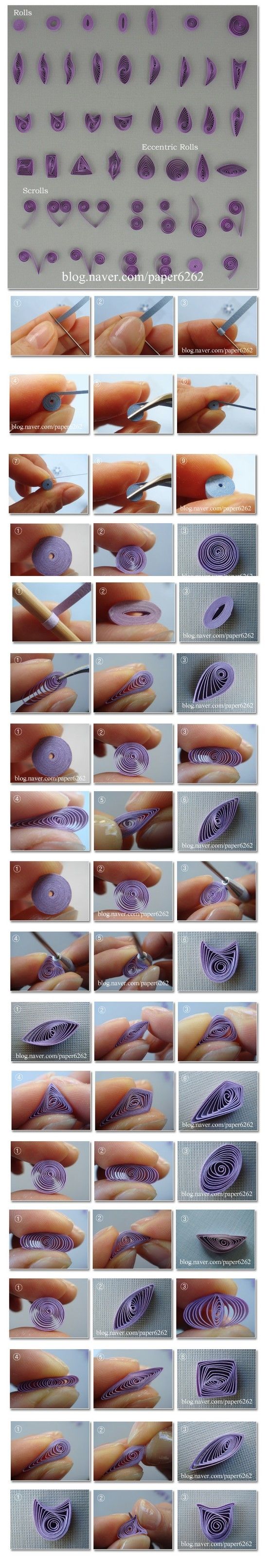 quilled paper guide