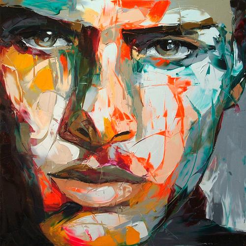 canvas painting man portrait 