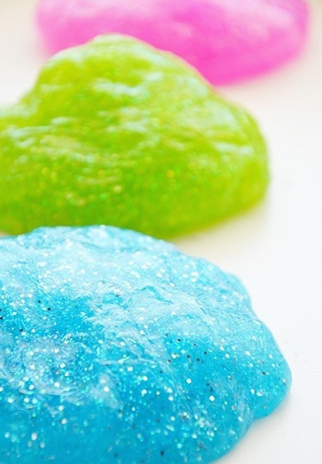 diy glitter projects slime