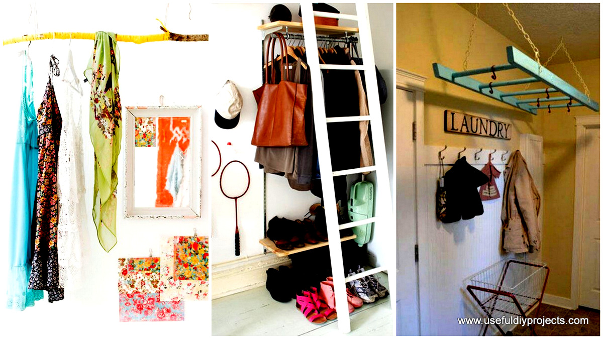 DIY Clothing Storage Solutions For Small Spaces - Useful DIY Projects