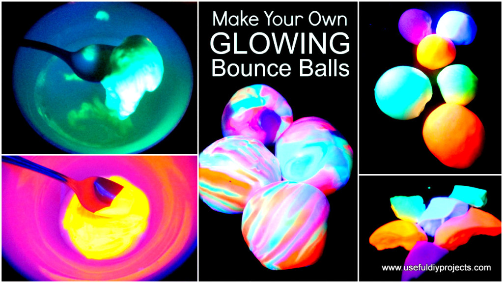 Learn How to Make Play Glowing Bounce Balls For Your Kids