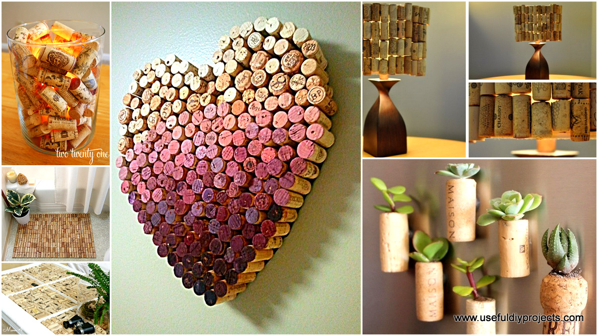 30 DIY Wine Cork Crafts and Decor Ideas - Craftulate