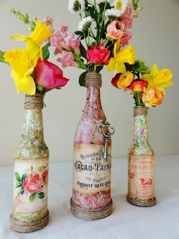 22 Creative DIY Wine Bottle Crafts to Make this Weekend – Sustain