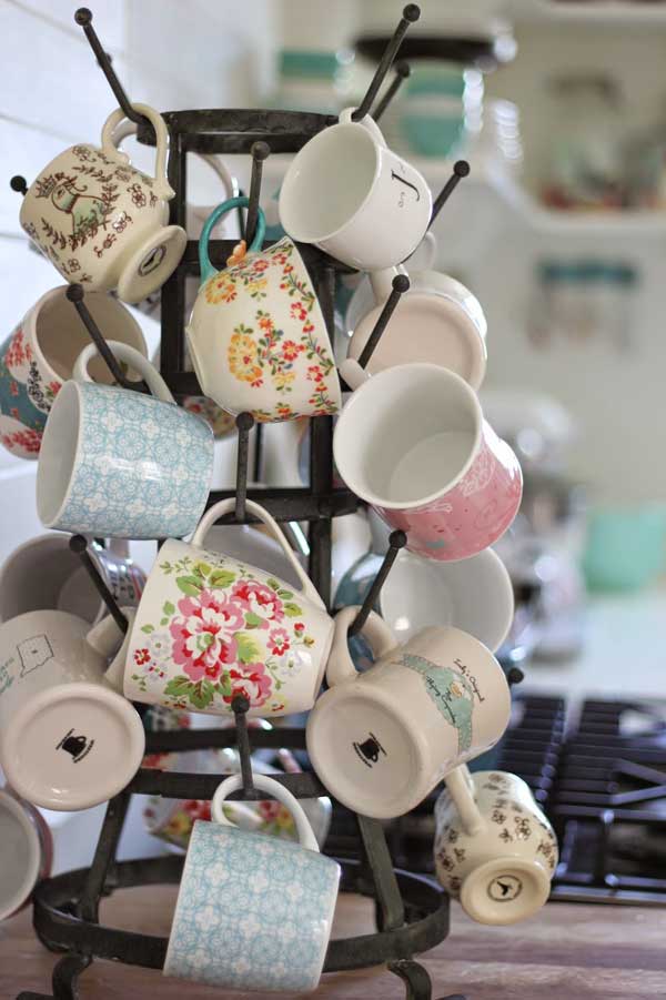 DIY Mug Rack with K-Cup® Storage