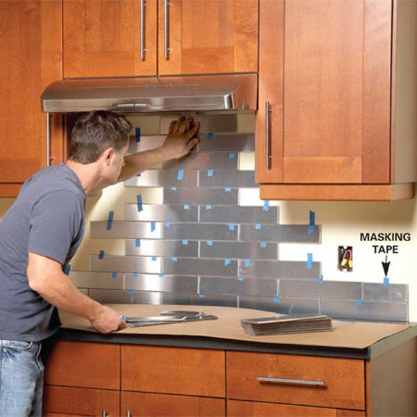 Easy do it yourself backsplash