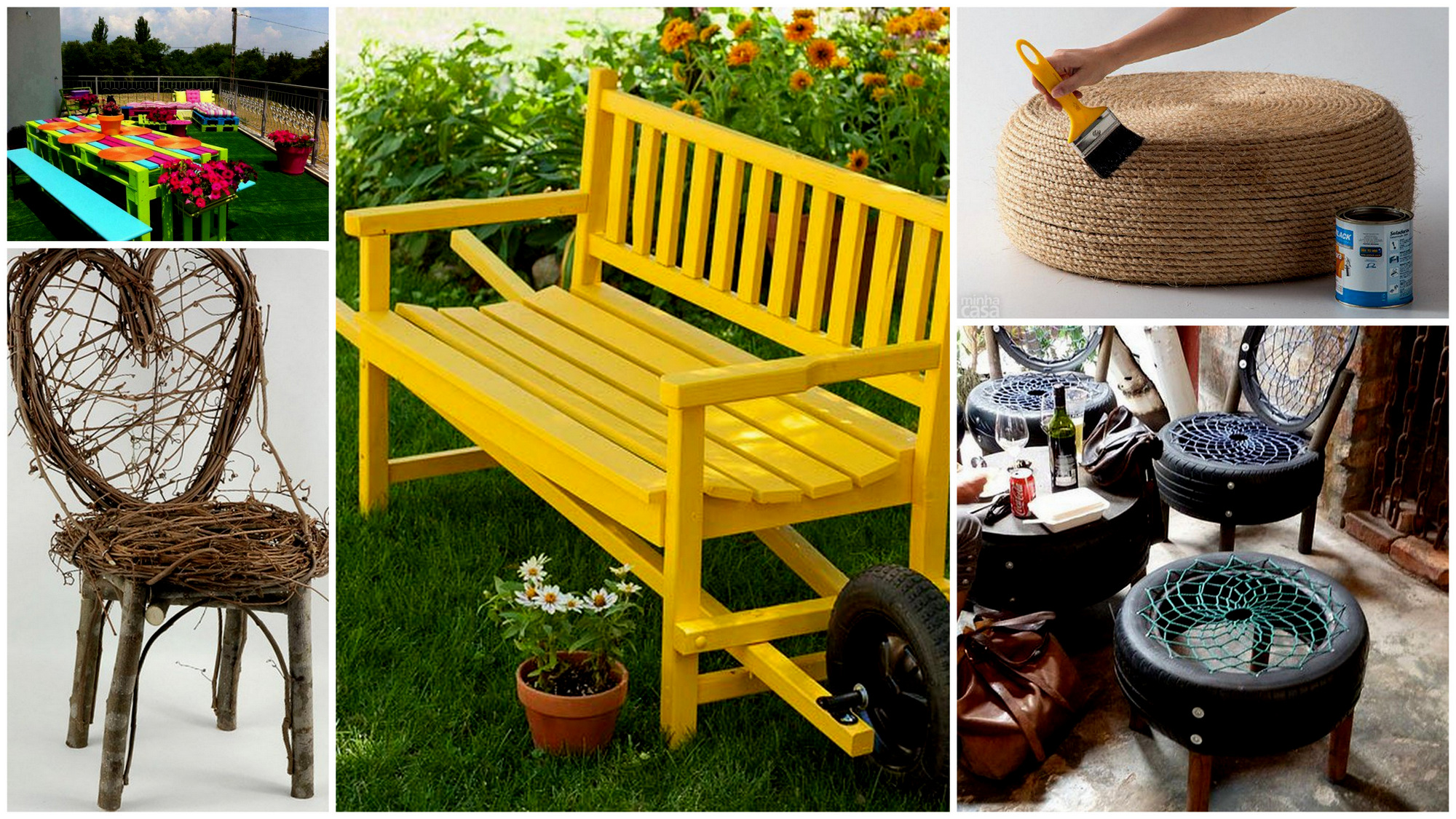 22 Creative DIY Garden Furniture Projects That You Will Adore