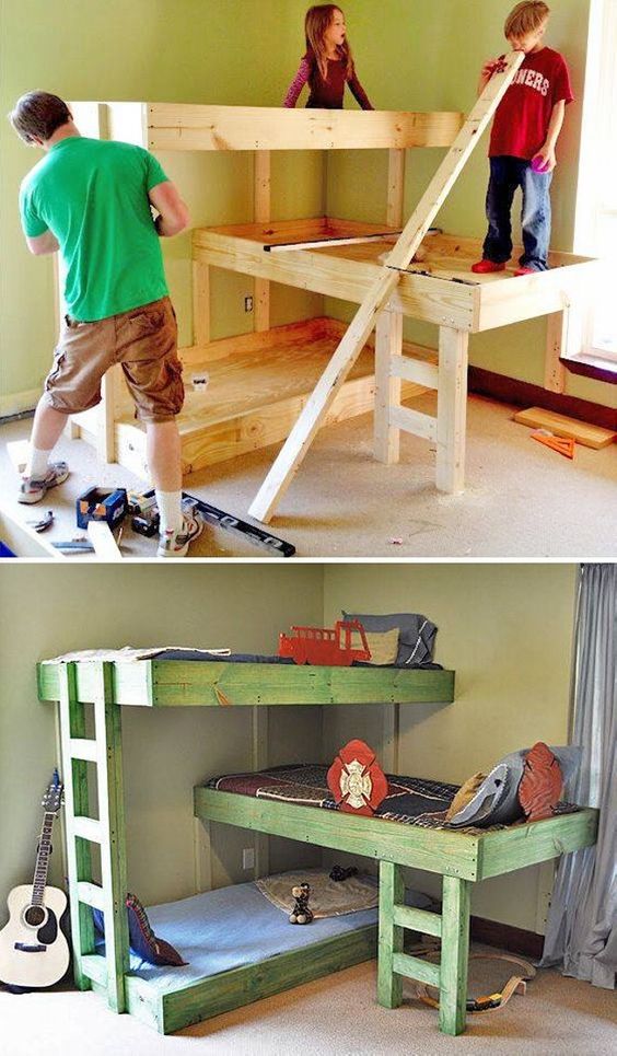 Pallet bunk best sale beds