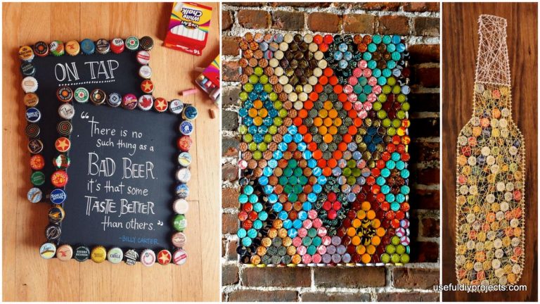 15 Bottle Cap Art Ideas You Can Make For Your Home