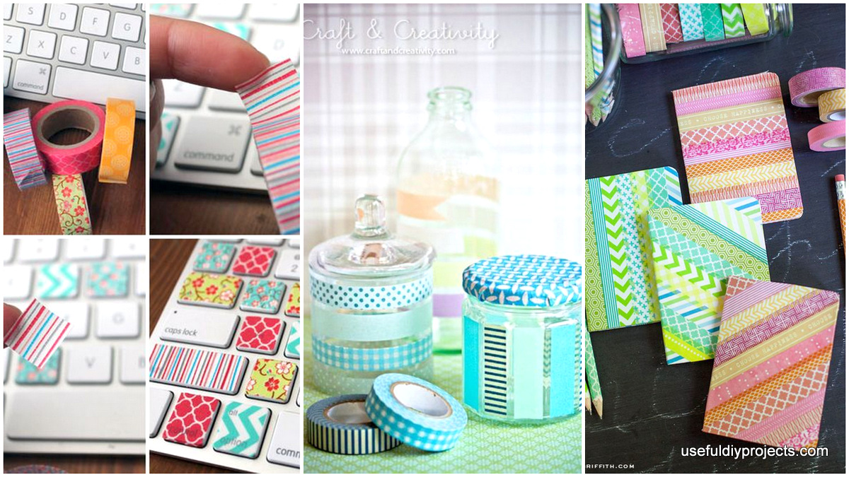 15 FUN Washi Tape Crafts for Kids - Fun for Little Ones  Washi tape  crafts, Upcycled crafts, Washi tape projects