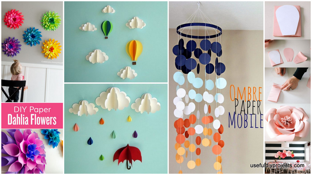 16 Unique DIY Paper Decorations to Make Everyday Special