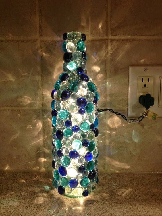 Glass Bottle Crafts For Home Decor And Gift Ideas