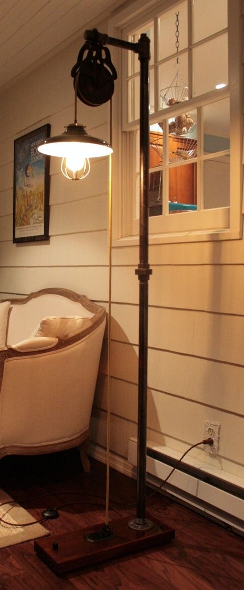 Stunning 15 Diy Floor Lamps To Complete, Diy Rustic Table Lamps