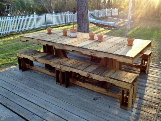 picnic pallet table