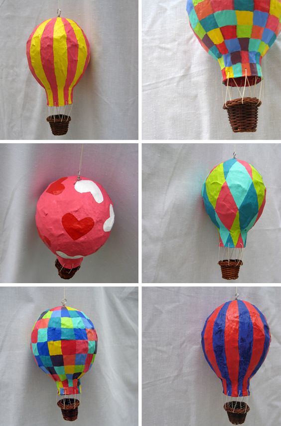 paper mache air balloon