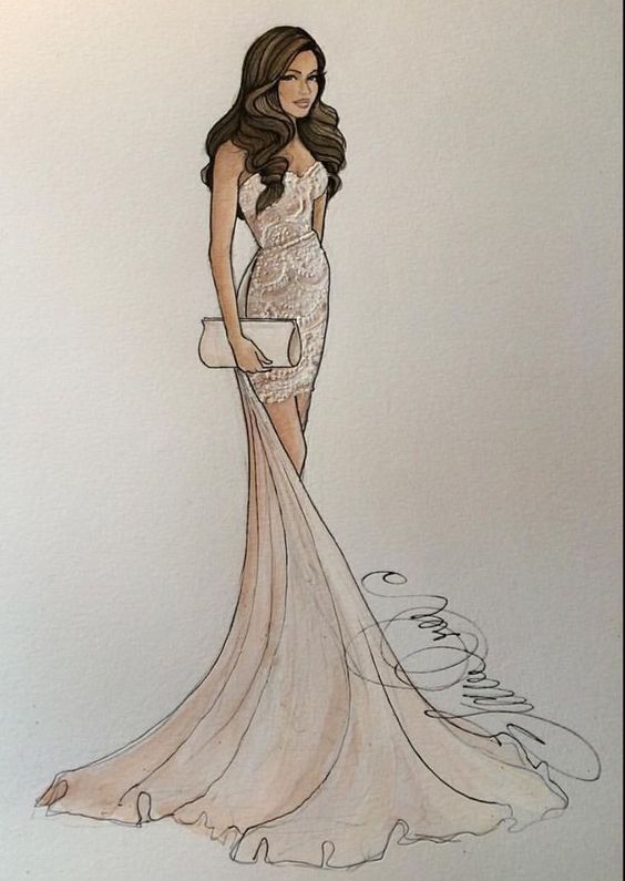 Cool Drawings DIY for Those Wandering and Bored Minds Creating a perfect gown is any girl's dream