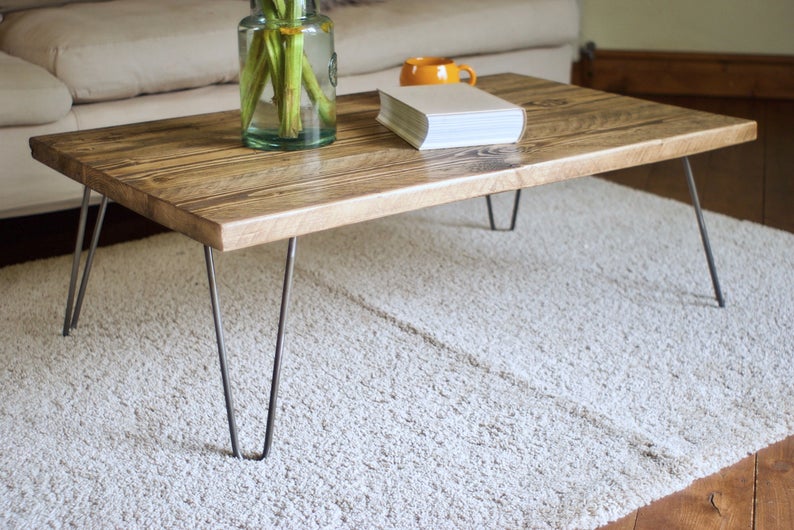 Making Hairpin Legs For Your Table, How To Make A Side Table With Hairpin Legs
