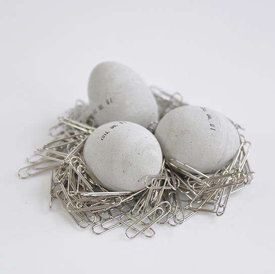 Easter concrete crafts egg magnets