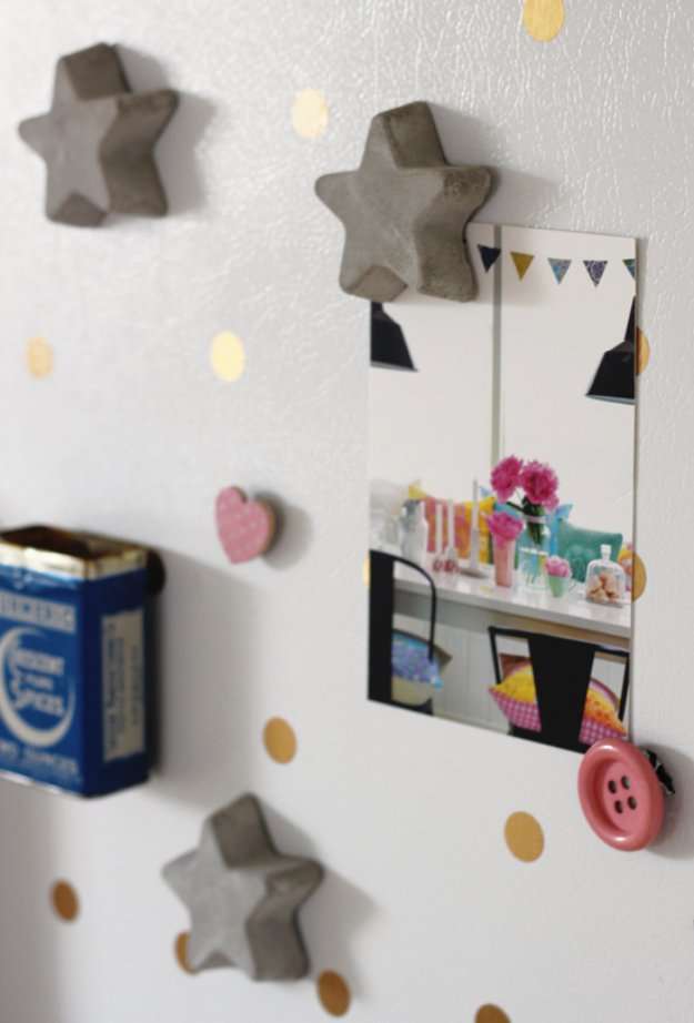 Star shaped magnets for your refrigerator